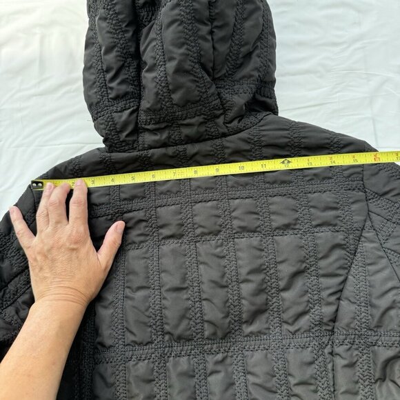 DESIGUAL Hooded Pakaian Jadi Wanita Jacket Size 38 US Women's Size 2 Black - Picture 11 of 16